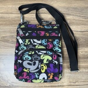 Disney Mickey Course Colorful Crossbody Purse 5 Compartment‎
